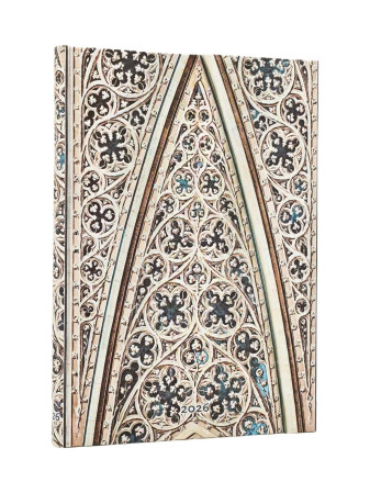 detail Paperblanks Diář 2026 MIDI týdenní horizontal - Duomo di Milano