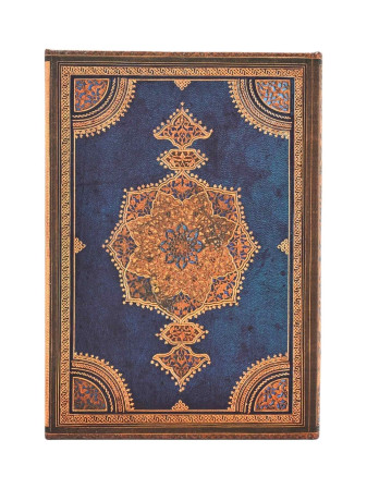 detail Paperblanks Diář 2026 MIDI týdenní vertikální - Safavid Indigo