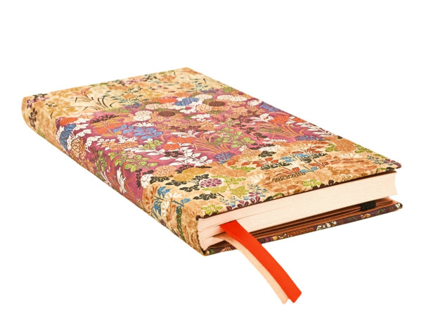 detail Paperblanks Diář 2026 SLIM týdenní horizontal - Kara-ori Pink