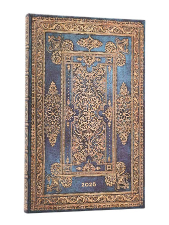 detail Paperblanks Diář 2026 MAXI týdenní horizontal - Blue Luxe