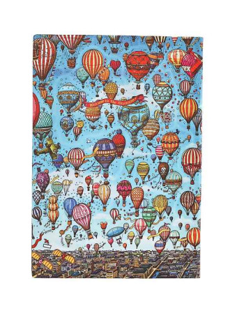detail Paperblanks Diář 2025-2026 Balloon Festival, MIDI, horizontal, flexis