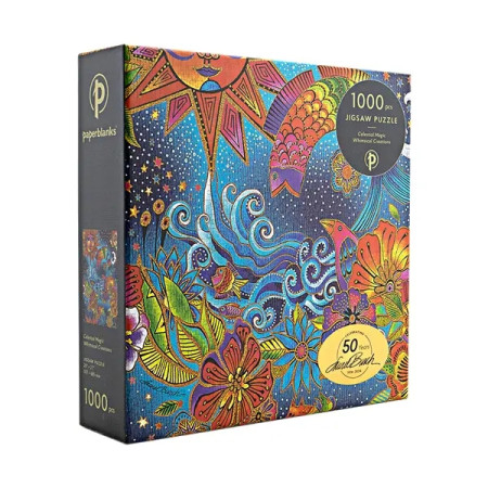 detail Paperblanks PUZZLE 1000ks CELESTIAL MAGIC, Whimsical Creations