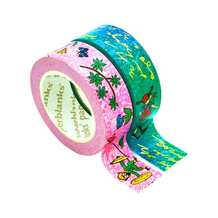 detail Paperblanks Washi pásky - Pipi Dlouhá punčocha, 2x 10m