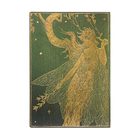 detail Paperblanks MIDI zápisník - OLIVE FAIRY, softcover flexis, linkovaný