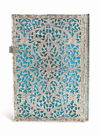 detail Paperblanks MIDI zápisník - MAYA BLUE, 240stran, linkovaný
