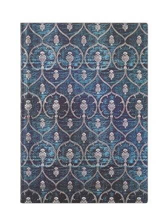 detail Paperblanks MIDI zápisník - BLUE VELVET, nelinkovaný, flexis