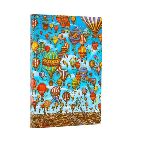 detail Paperblanks MINI zápisník - Balloon Festival, flexi, linkovaný