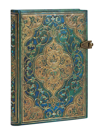 detail Paperblanks MINI zápisník - Turquoise Chronicles, 240stan, linkovaný