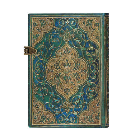 detail Paperblanks MINI zápisník - Turquoise Chronicles, 240stan, linkovaný