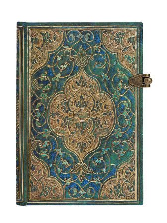 detail Paperblanks MINI zápisník - Turquoise Chronicles, 240stan, linkovaný