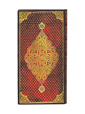 detail Paperblanks SLIM zápisník - Golden Trefoil, linkovaný