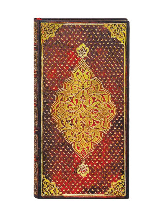 detail Paperblanks SLIM zápisník - Golden Trefoil, linkovaný