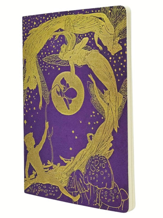 detail Paperblanks Sešit A4, nelinkovaný - VIOLET FAIRY