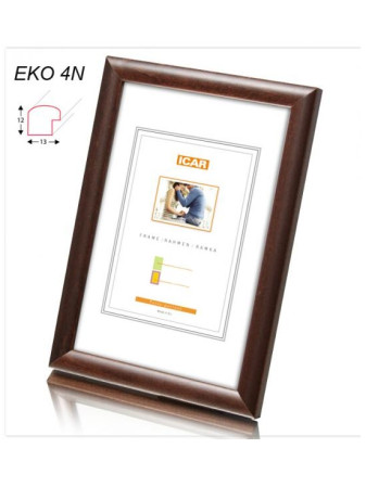 detail Rámeček dřevěný Icar EKO 4N 9x13 tmavě hnědý