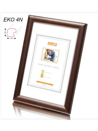 detail Rámeček dřevěný Icar EKO 4N 10x15 tmavě hnědý