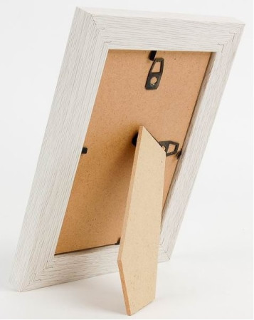 detail Rámeček NARVIK 21x29,7 cm, krémový, dřevo MDF