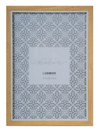 detail Rámeček dřevěný 21x29,7cm Fandy WA21 přírodní/bílá