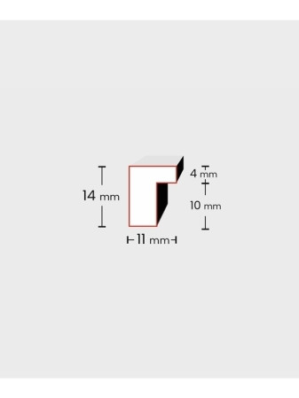 detail Rámeček dřevěný Icar PINIA 3 21x30cm hnědý