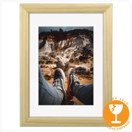 detail Hama rámeček dřevěný BELLA, přírodní, 29,7x42 cm (formát A3)