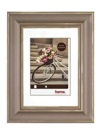 detail Hama dřevěný rám Velo capuccino 40x50cm + foto