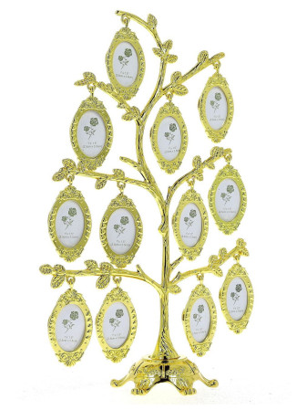 detail Rámeček Gedeon FT04 STROM života 12x foto ZLATÁ