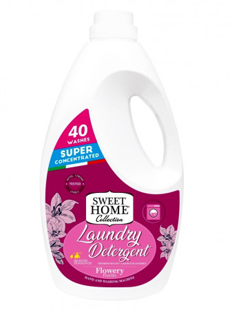 detail Sweet Home FIORITO (Flowery), parfémovaný prací gel 2000 ml, detergent