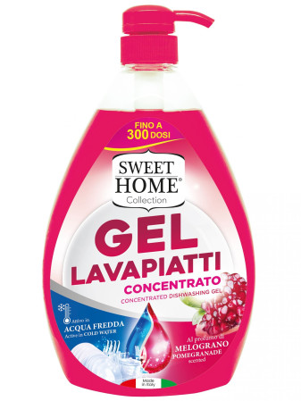detail Sweet Home POMEGRANATE, mycí prostředek na nádobí 1000 ml