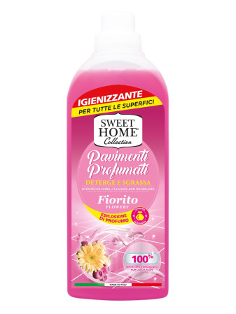 detail Sweet Home Čistič na podlahy 1000ml - FIORITO (květinová vůně)