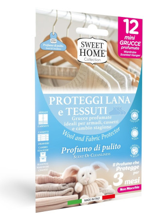 detail Sweet Home Vonné karty proti molům 12ks - VŮNĚ ČISTOTY