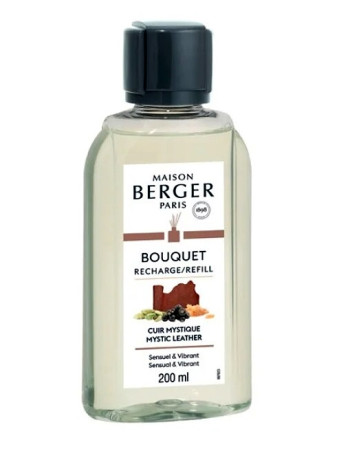 detail Maison Berger MYSTIC LEATHER, náplň do difuzéru 200 ml