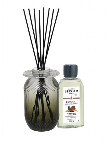 detail Maison Berger EVANESCENCE šedý difuzér s náplní Mystická kůže, 200 ml