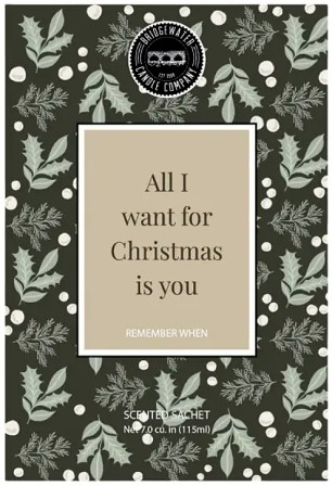 detail Vonný sáček 115ml Bridgewater REMEMBER WHEN, text