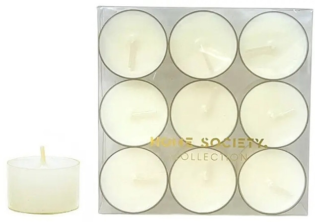 detail Home Society Collection Čajové svíčky 8 hodinové - White, 9ks
