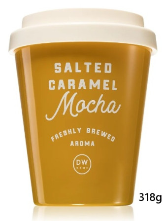 detail DW HOME - SALTED CARAMEL MOCHA, svíčka ve skle 318g