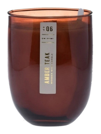 detail DW HOME - No. 06 - AMBER & TEAK, vonná svíčka 488g