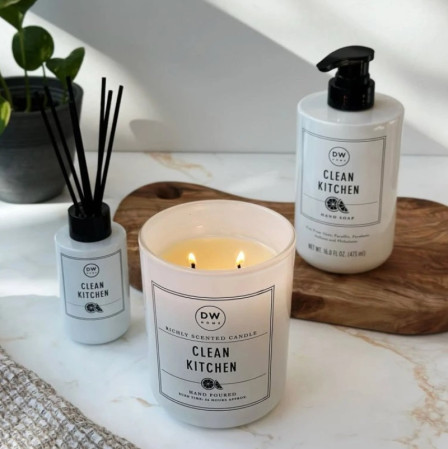 detail DW HOME - CLEAN KITCHEN, vonná svíčka 434g