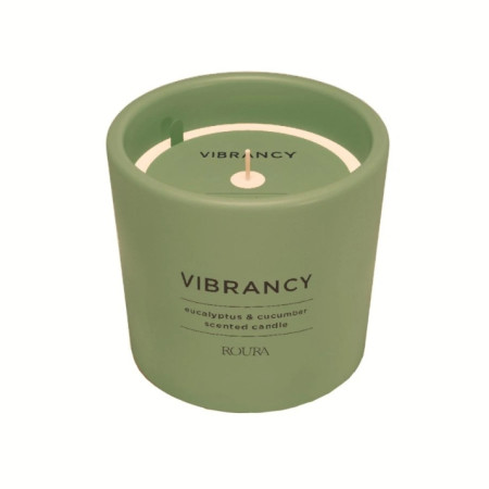 detail ROURA Vibrancy - Eucalyptus & Cucumber, Vonná svíčka, 250 g