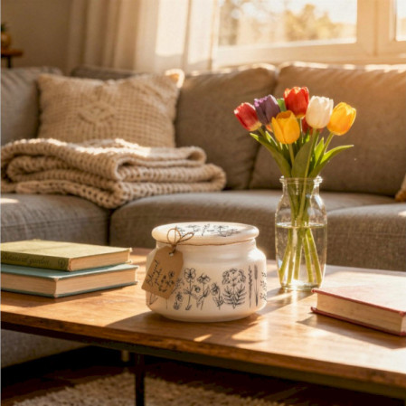 detail Emocio Vonná svíčka ve skle malá - BOTANICAL GARDEN