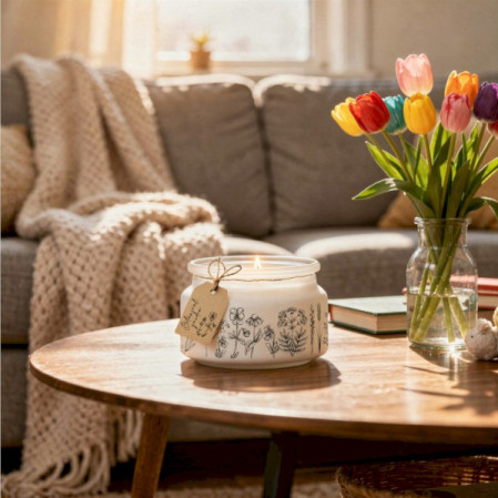 detail Emocio Vonná svíčka ve skle malá - BOTANICAL GARDEN