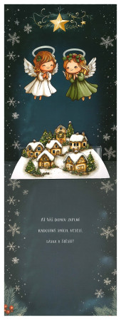 detail Albi Hrací přání s efekty - Vánoční přání ANDĚLÉ