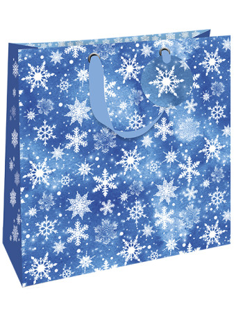 detail Nekupto Dárková taška ULIL - Sněhové vločky