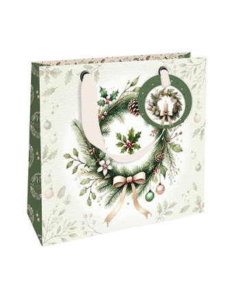 detail Nekupto Dárková taška ULIS - Vánoční věnec