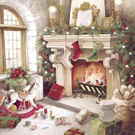 detail ihr Vánoční ubrousky VÁNOČNÍ KOUZLO - 33x33cm, 20ks, 3vrstvé