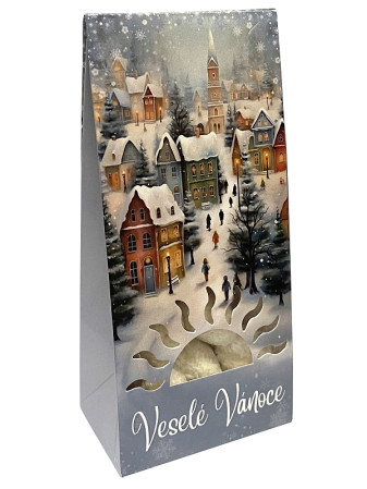 detail Vánoční mandle v kokosu - Veselé Vánoce 80g