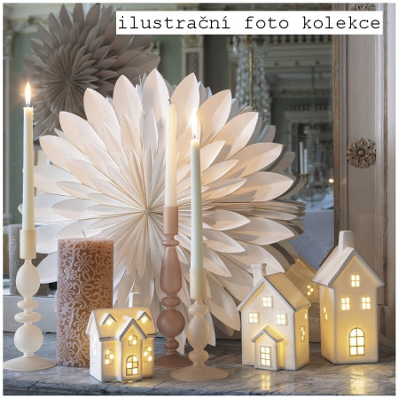 detail Mathilde M. - Keramický domeček LED - STŘEDNÍ