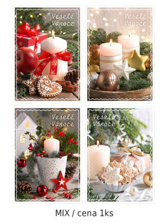 detail Ditipo Pohlednice vánoční MIX / cena 1ks