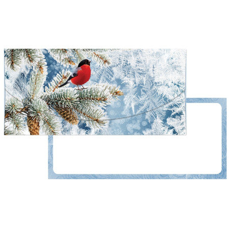 detail Alvarak Dárková kapsa na peníze - ZIMNÍ S PTÁČKEM