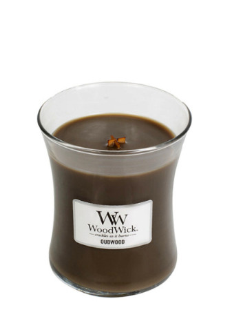 detail Vonná svíčka WoodWick OUDWOOD střední 275g