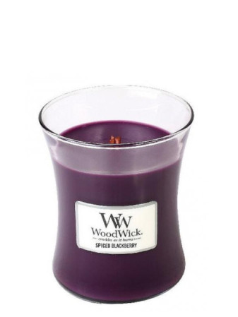 detail Vonná svíčka WoodWick SPICED BLACKBERRY střední 275g