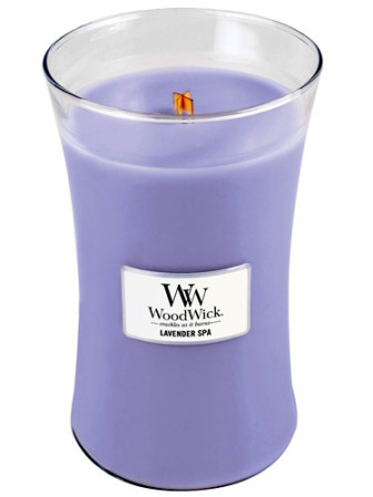 detail Vonná svíčka WoodWick LAVENDER SPA velká 609,5g